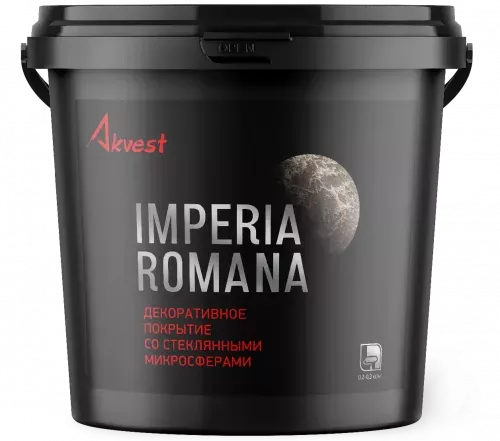 Imperia Romana (Империя Романа) - декоративное покрытие со стеклянными микросферами и эффектом хамелеона Akvest