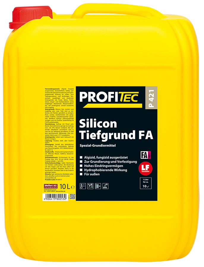 Грунт PROFI Tec P421 Silicon Tiefgrund FA, 10 л