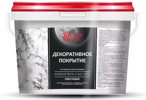 MARMORIN CALCARE - декоративная штукатурка высокопрочная на основе извести Werth Deco