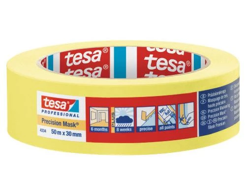 Tesa 4334 Professional Малярная лента для чётких границ 30мм х 50 м