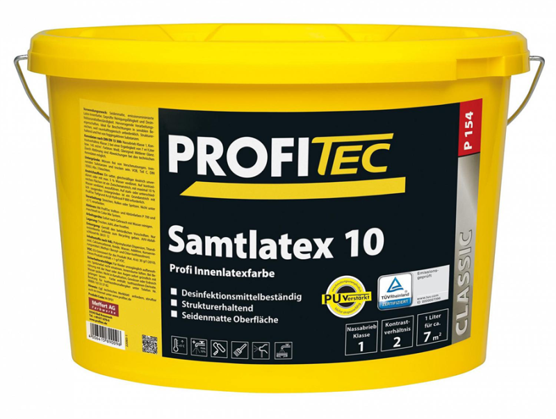 Краска PROFI Tec P154 base 2 Samtlatex 10