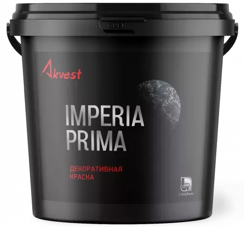 Imperia Prima (Империя Прима) - декоративная краска акриловая с эффектом песчаных вихрей Akvest