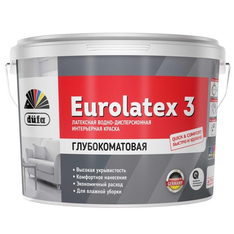 Краска водно-дисперсионная латексная düfa EUROLATEX 3