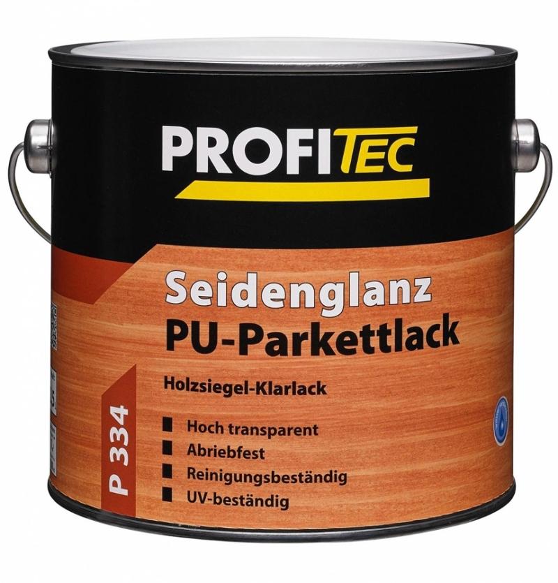 Лак акриловый полуматовый PROFI Tec P334 PU-Parkettlack seidenglanz