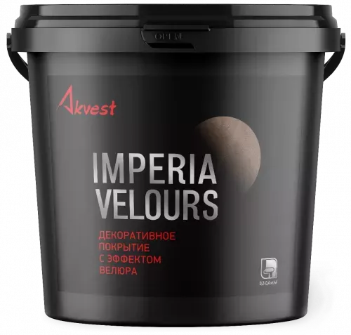 Imperia Velours (Империя Велюр) - декоративное покрытие акриловое с эффектом велюра Akvest