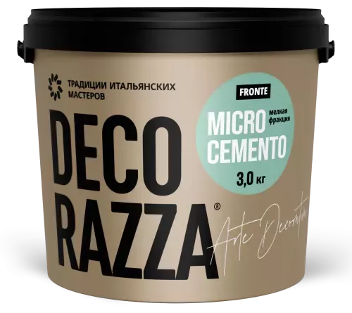 Decorazza MICROCEMENTO FRONTE – микроцемент (готовый набор)