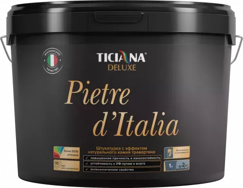 Pietre dItalia - штукатурка с эффектом натурального травертина TICIANA DELUXE