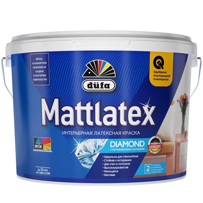 Краска латексная моющаяся düfa MATTLATEX RD100