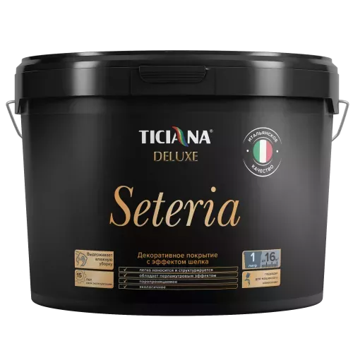 Seteria - декоративное покрытие с эффектом шелка TICIANA DELUXE