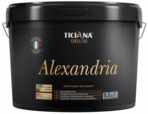 Alexandria - штукатурка акриловая фактурная TICIANA DELUXE