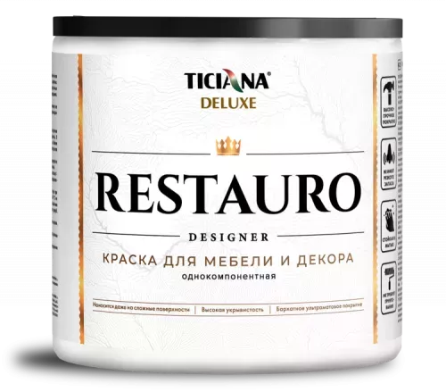 Краска акриловая для мебели и декора TICIANA DELUXE RESTAURO