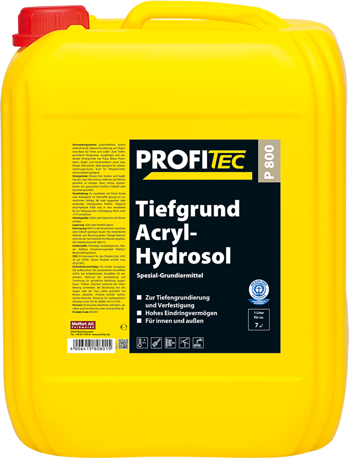 Грунт PROFI Tec P800 Tiefgrund Acryl-Hydrosol