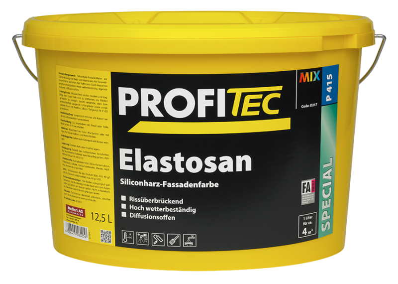 Краска PROFI Tec P415 Elastosan, 12,5л