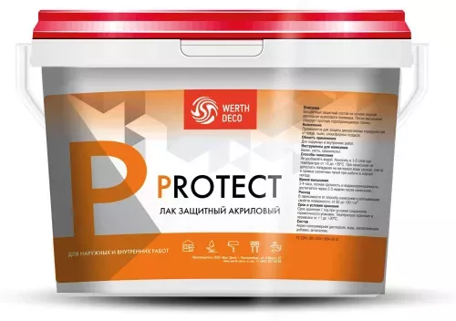 PROTECT - лак защитный финишный Werth Deco