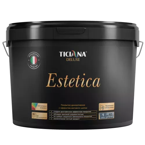 Estetica (Эстетика) покрытие декоративное с эффектом матового шелка TICIANA DELUXE