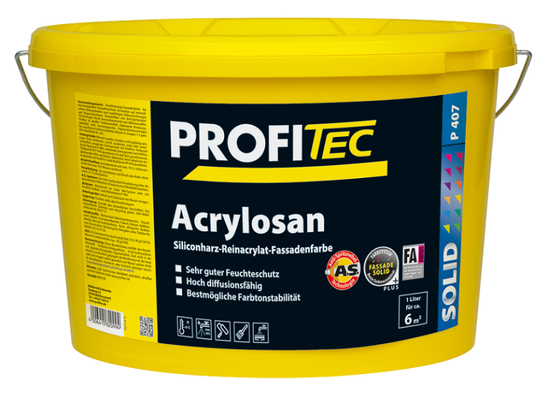 Краска PROFI Tec P407 weiss Acrylosan