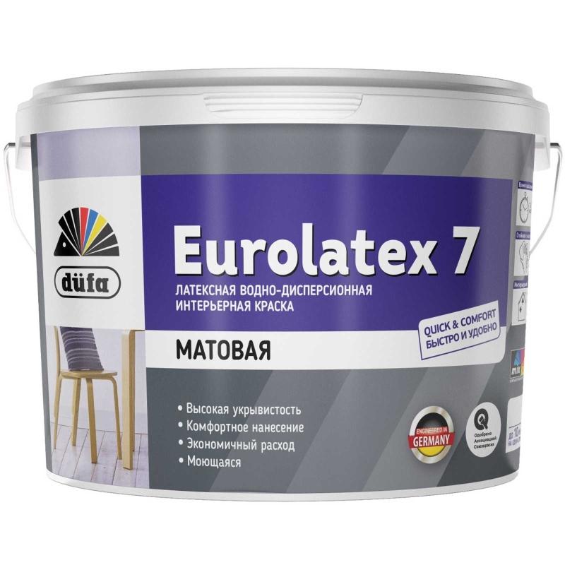 Краска водно-дисперсионная латексная düfa EUROLATEX 7