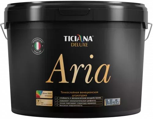 Aria - штукатурка тонкослойная венецианская TICIANA DELUXE