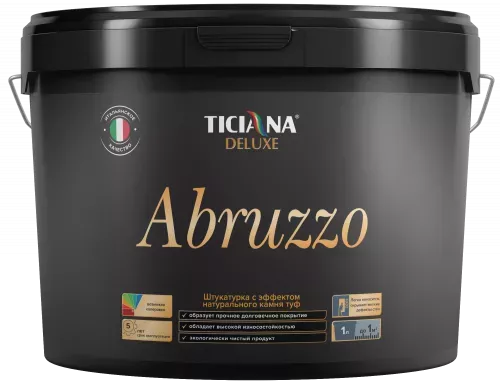 Abruzzo - штукатурка с эффектом натурального камня Туф TICIANA DELUXE