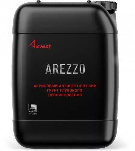 Arezzo (Ареззо) - грунт глубокого проникновения акриловый антисептический Akvest