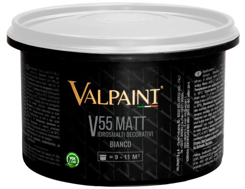 V55 Matt (В55 Матт) — краска интерьерная матовая моющаяся Valpaint