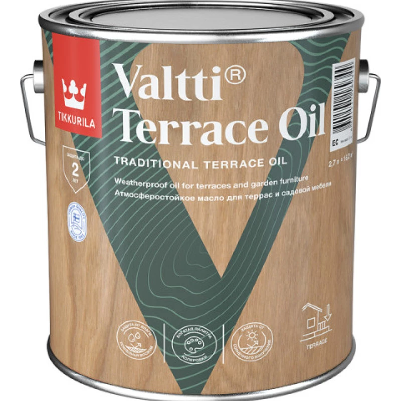 Масло для террас VALTTI TERRACE OIL EC