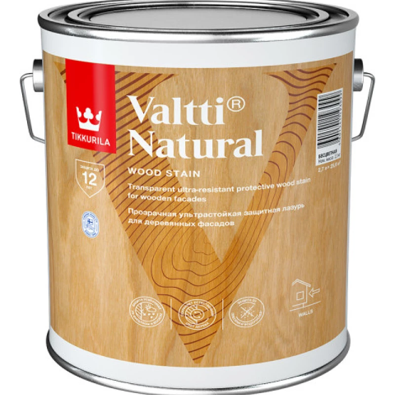 Антисептик VALTTI NATURAL п/гл 9 л.