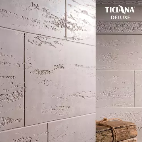 Travertino naturale - штукатурка декоративная на извести с эффектом камня травертин TICIANA DELUXE