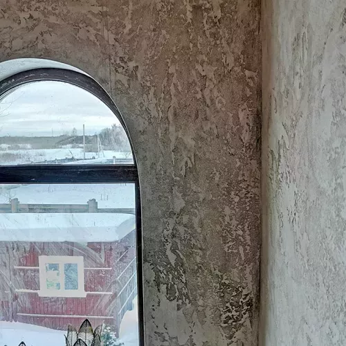 Travertino Italiano (Травертино Итальяно) - декоративная штукатурка на известковой основе с эффектом «карта мира», «травертин», «гротто» Akvest