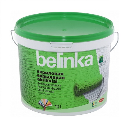 BELINKA АКРИЛОВАЯ ФАСАДНАЯ КРАСКА 1.86 л. Колеровка