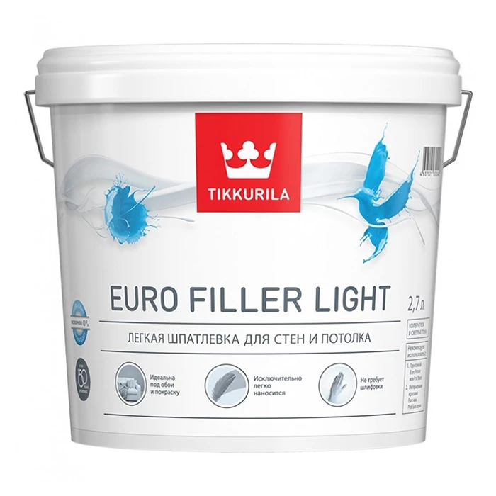 Шпатлевка легкая EURO FILLER LIGHT KTA