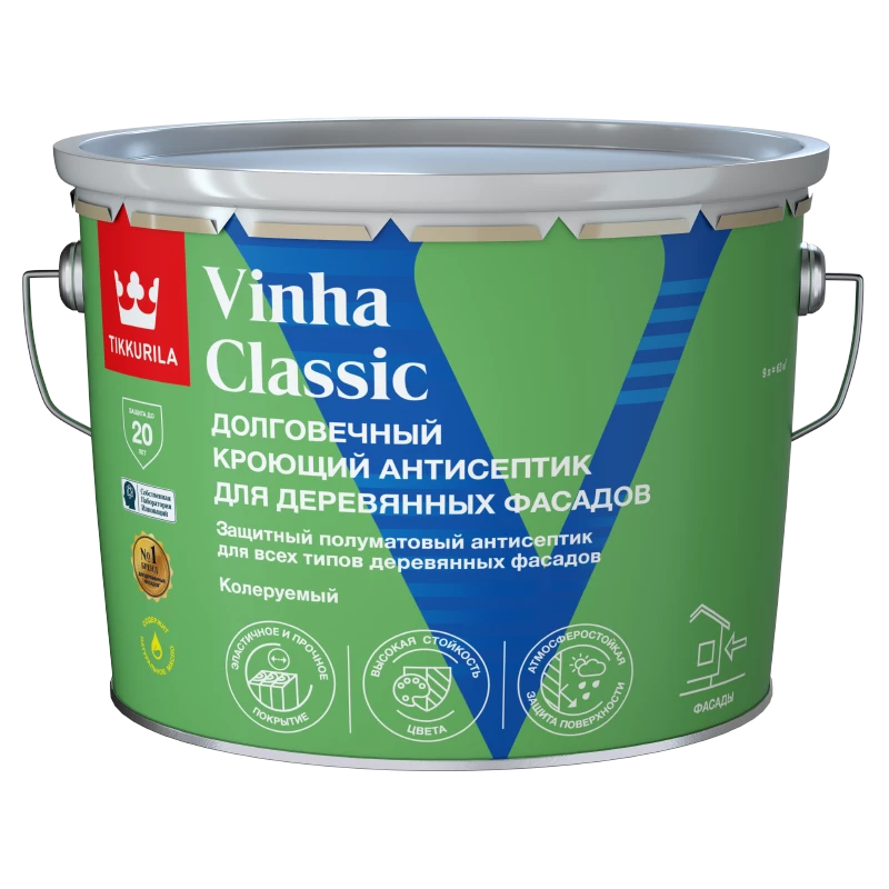 Антисептик кроющий VINHA CLASSIC п/мат 2.7 л.