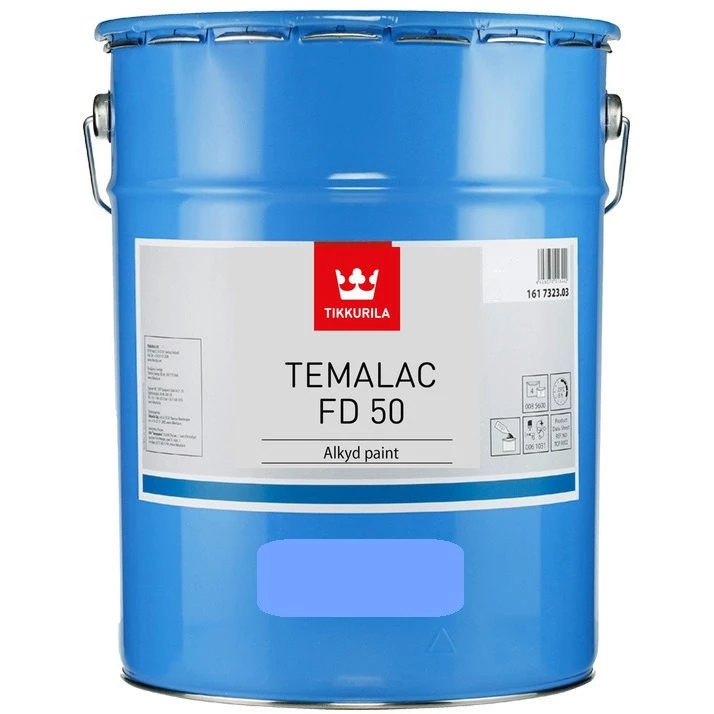 Краска Тиккурила Индастриал «Темалак ФД 50» (Temalac FD 50) алкидная полуглянцевая (18л)