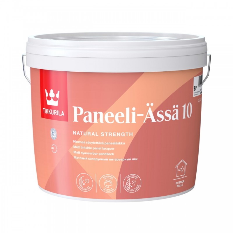 Лак интерьерный PANEELI-ASSA 10 мат 9 л.