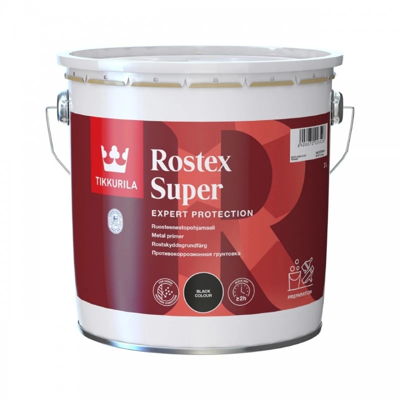 Грунт ROSTEX SUPER светло-серый 1 л.