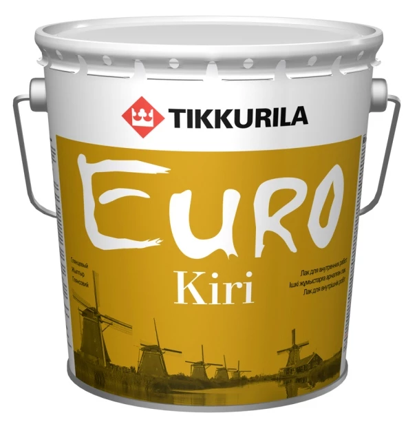 Лак паркетный EURO KIRI гл 2.7 л.
