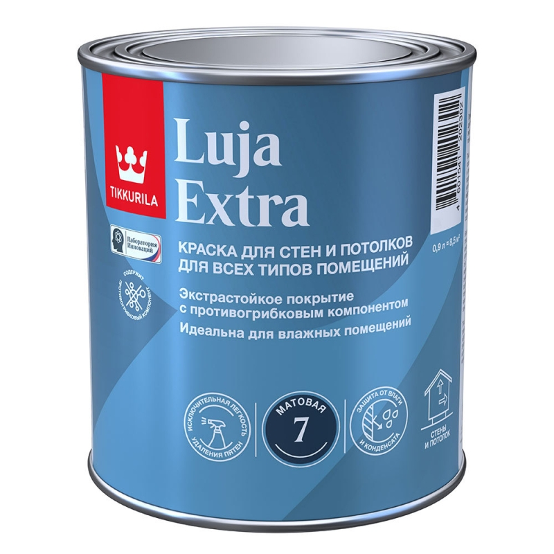 Краска экстра-стойкая LUJA EXTRA мат 2.7 л.