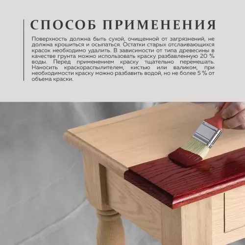 Краска акриловая для мебели и декора TICIANA DELUXE RESTAURO