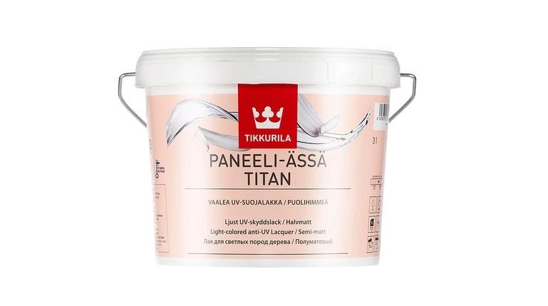 Лак Тиккурила Панели Ясся Титан / Лак Tikkurila Paneeli Assa Titan