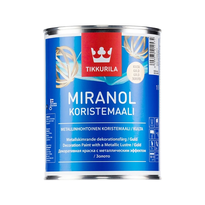 Краска декоративная MIRANOL медная п/гл 1 л.