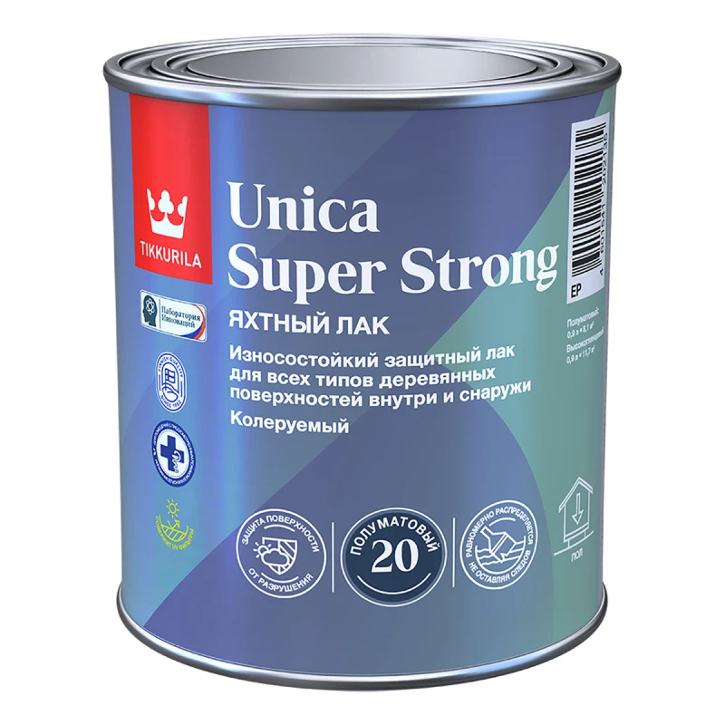 Лак универсальный UNICA SUPER STRONG EP п/мат 2,7 л.