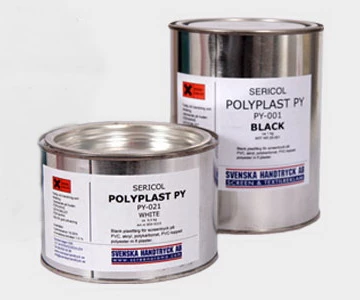 Краска Sericol Polyplast РY 192 алый, 1 кг