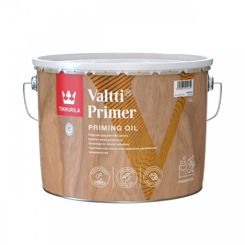 Антисептик грунт. VALTTI PRIMER (POHJUSTE) 2,7 л.